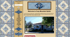Desktop Screenshot of cozymountainquilts.com